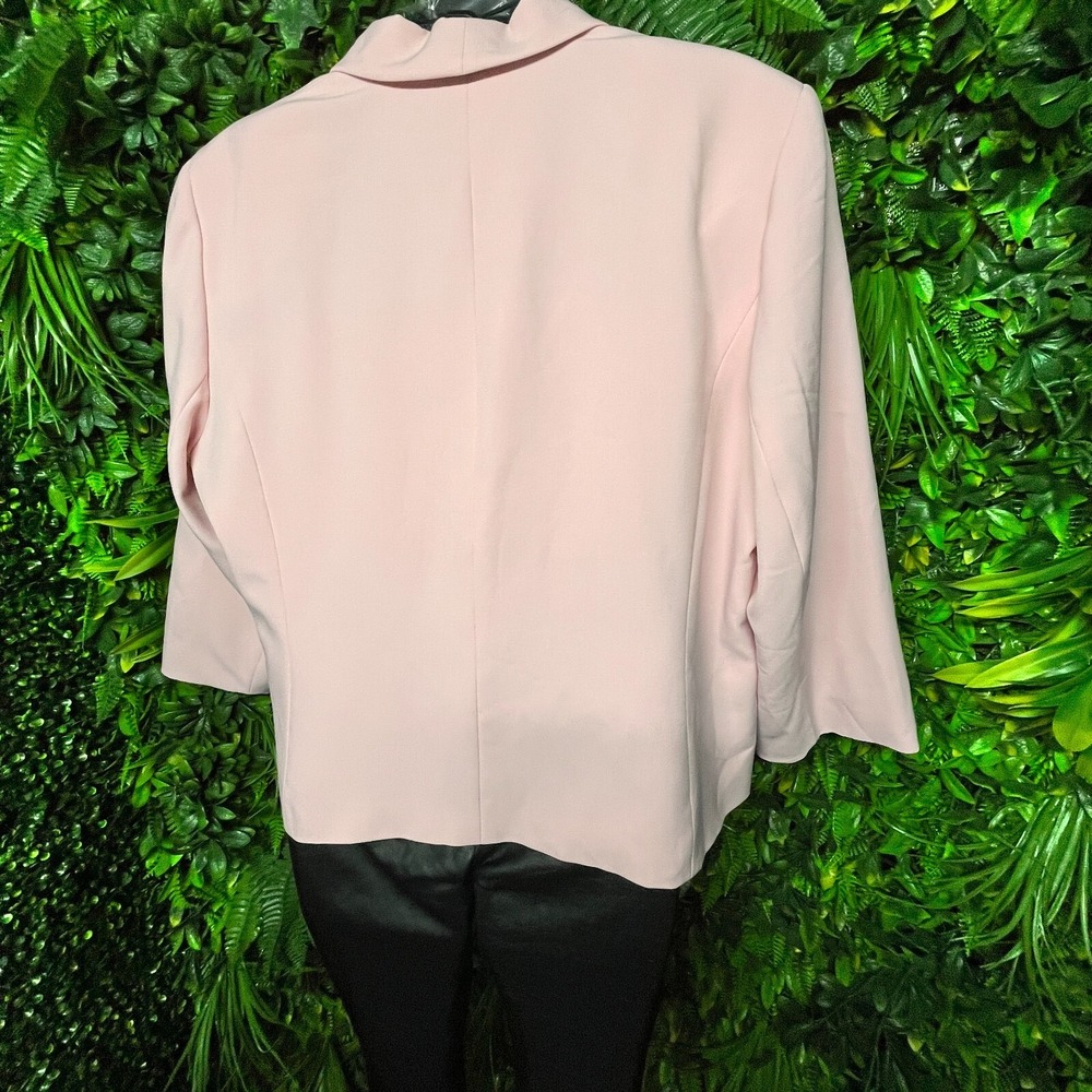Women Jacket 20 Pink Collared Lined Blazer Jones Studio 1445 - Picture 8 of 8